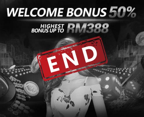 Welcome Bonus 50 Highest Bonus Up To RM388 495×400
